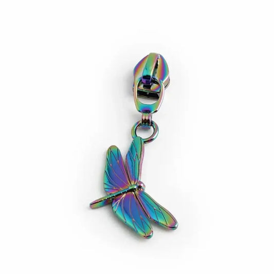 Zipper hübsche Libelle Rainbow - Reißverschluss Schieber