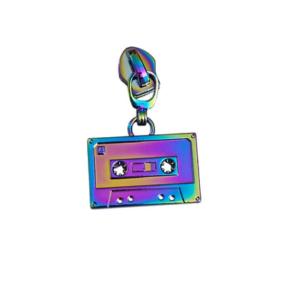 Zipper Kassette Rainbow - Reißverschluss Schieber Gr.5