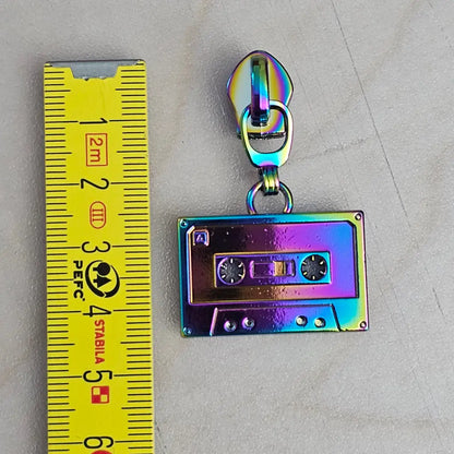 Zipper Kassette Rainbow - Reißverschluss Schieber Gr.5