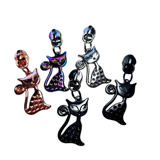 Zipper KittyCat Rainbow beidseitig - Reißverschluss