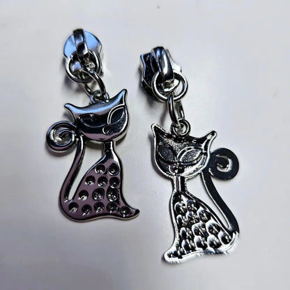 Zipper KittyCat Rainbow beidseitig - Reißverschluss