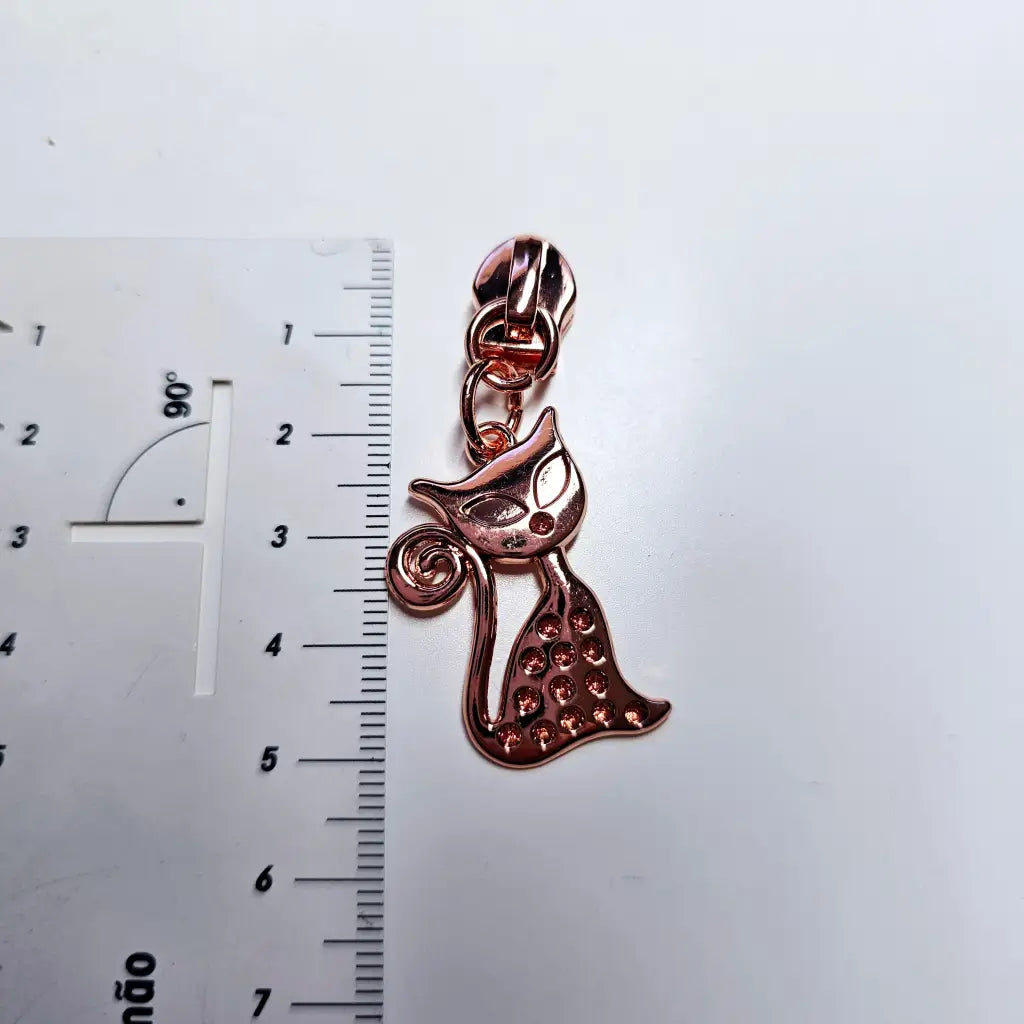 Zipper KittyCat Rainbow beidseitig - Reißverschluss