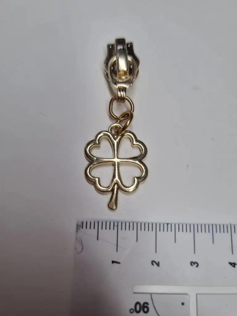 Zipper Kleeblatt Regenbogen - Reißverschluss Schieber Gr.5