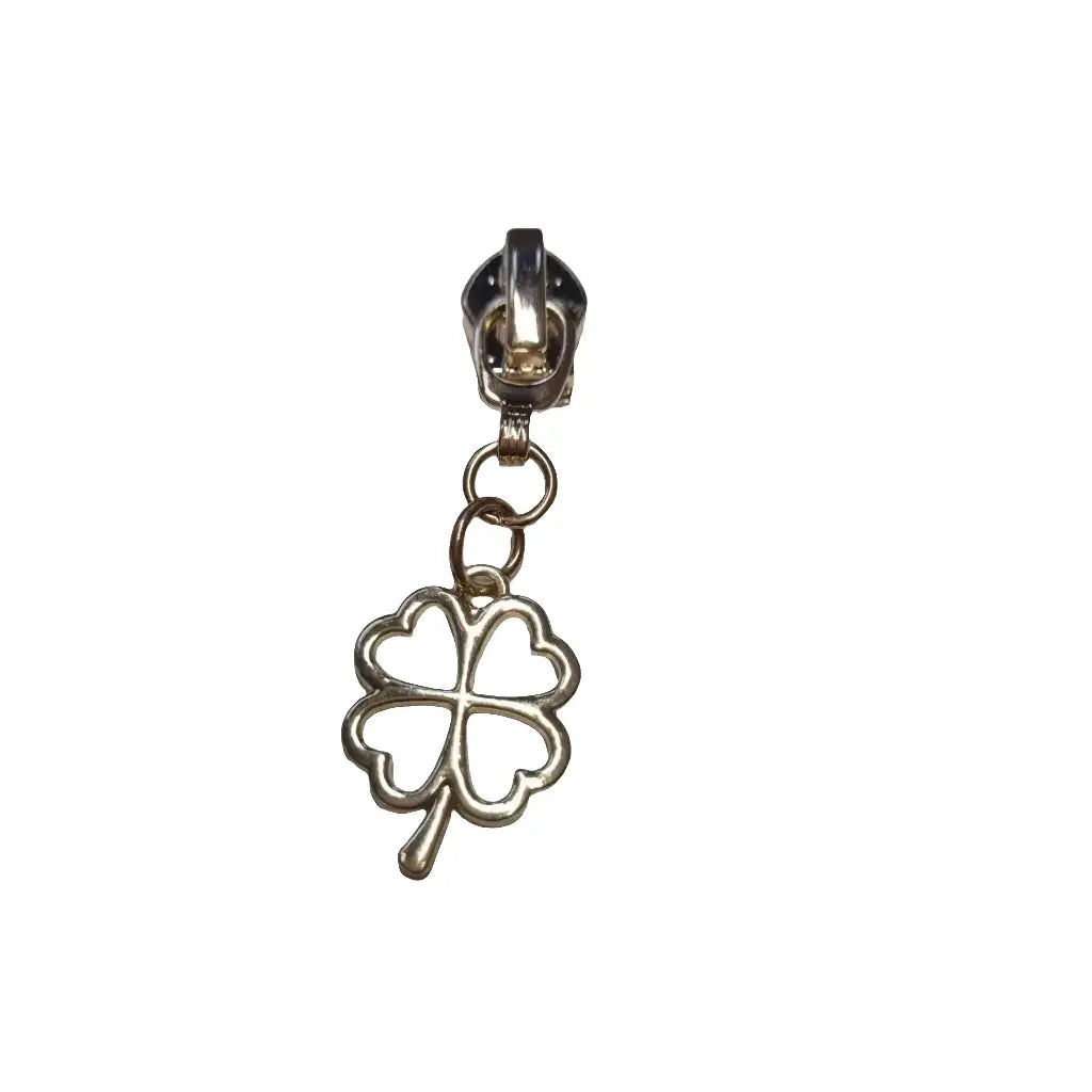 Zipper Kleeblatt Regenbogen - Reißverschluss Schieber Gr.5
