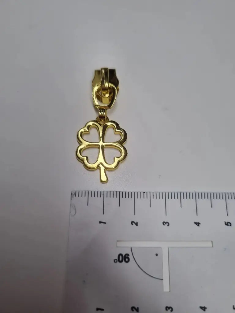Zipper Kleeblatt Regenbogen - Reißverschluss Schieber Gr.5