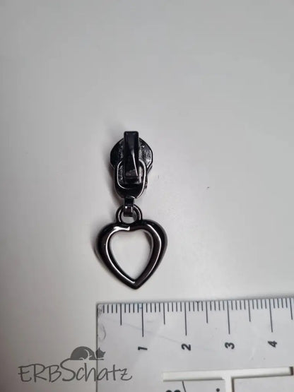 Zipper kleines Herz Rainbow - Reißverschluss Schieber Gr.5