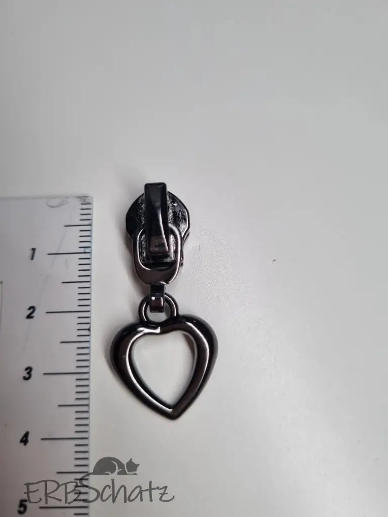 Zipper kleines Herz Rainbow - Reißverschluss Schieber Gr.5