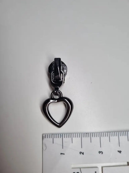 Zipper kleines Herz Rainbow - Reißverschluss Schieber Gr.5