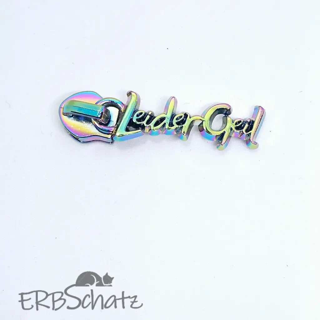 Zipper ’LeiderGeil’ - Rainbow