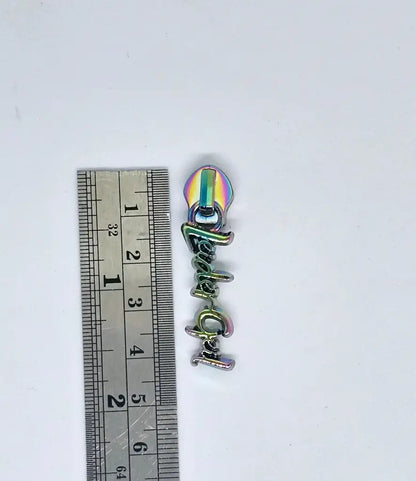 Zipper ’LeiderGeil’ Rainbow - Reißverschluss Schieber Gr.5