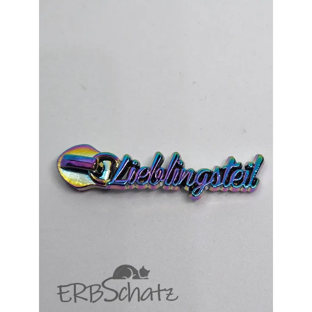 Zipper ’Lieblingsteil’ - Rainbow