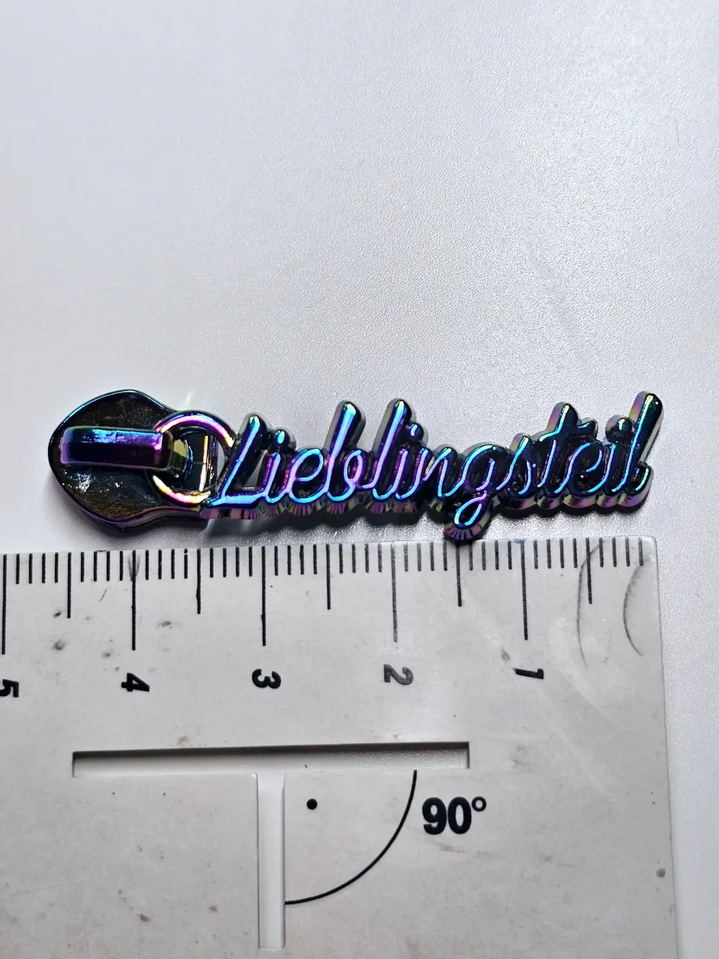 Zipper ’Lieblingsteil’ Rainbow - Reißverschluss Schieber
