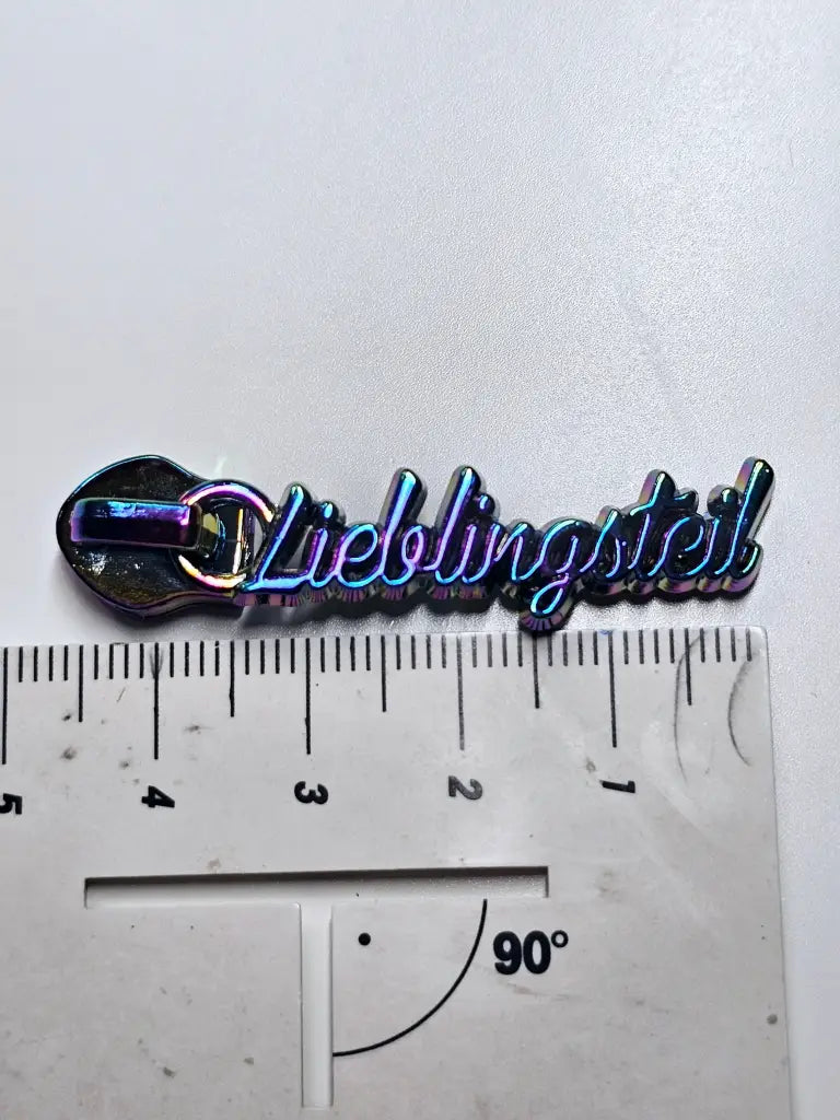 Zipper ’Lieblingsteil’ Rainbow - Reißverschluss Schieber