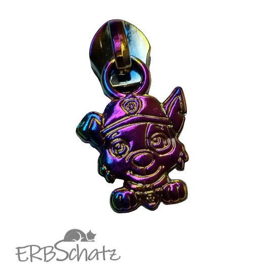 Zipper Little Dog Rainbow - Reißverschluss Schieber Gr.5