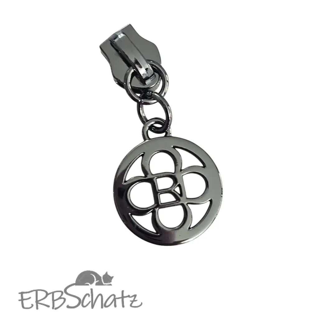 Zipper Luxury Circle Gold - Reißverschluss Schieber Gr.5