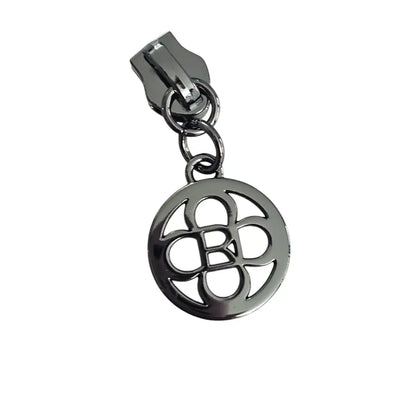 Zipper Luxury Circle Gold - Reißverschluss Schieber Gr.5