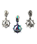 Zipper Maritim Regenbogen - Reißverschluss Schieber Gr.5