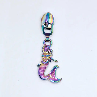 Zipper Meerjungfrau Rainbow - Reißverschluss Schieber Gr.5