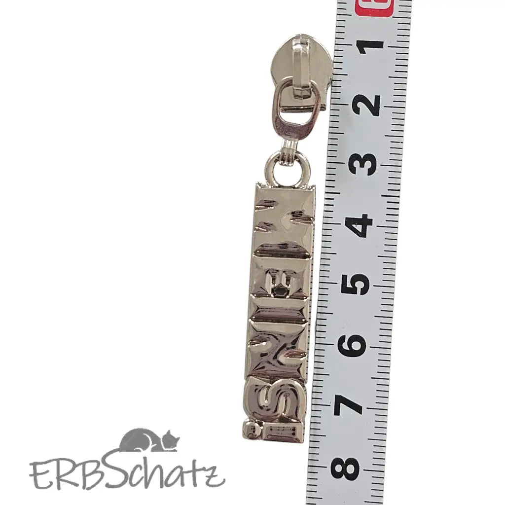 Zipper ’Meins’ Rainbow - Reißverschluss Schieber Gr.5