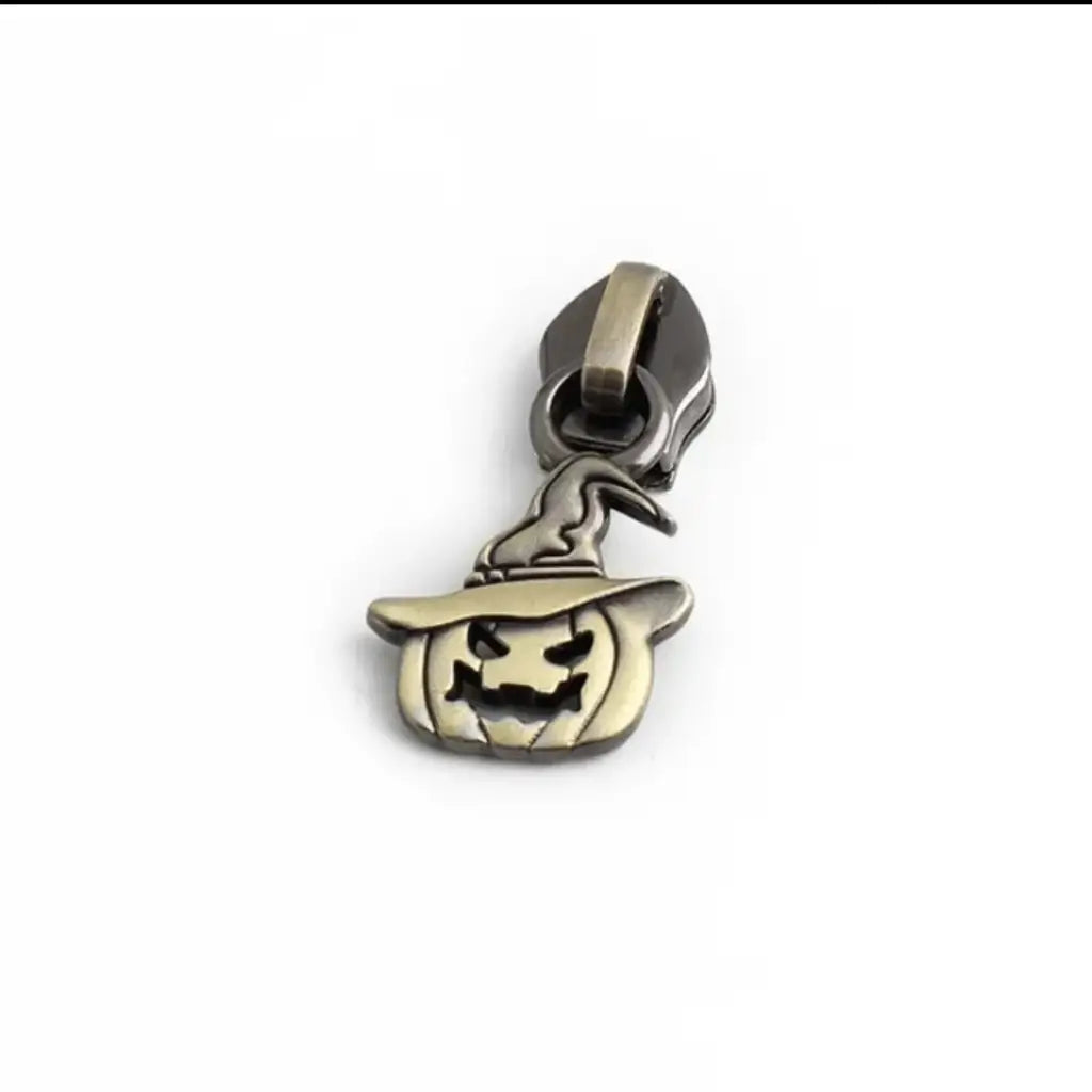 Zipper Mini Pumpkin Gold - Reißverschluss Schieber Gr.5