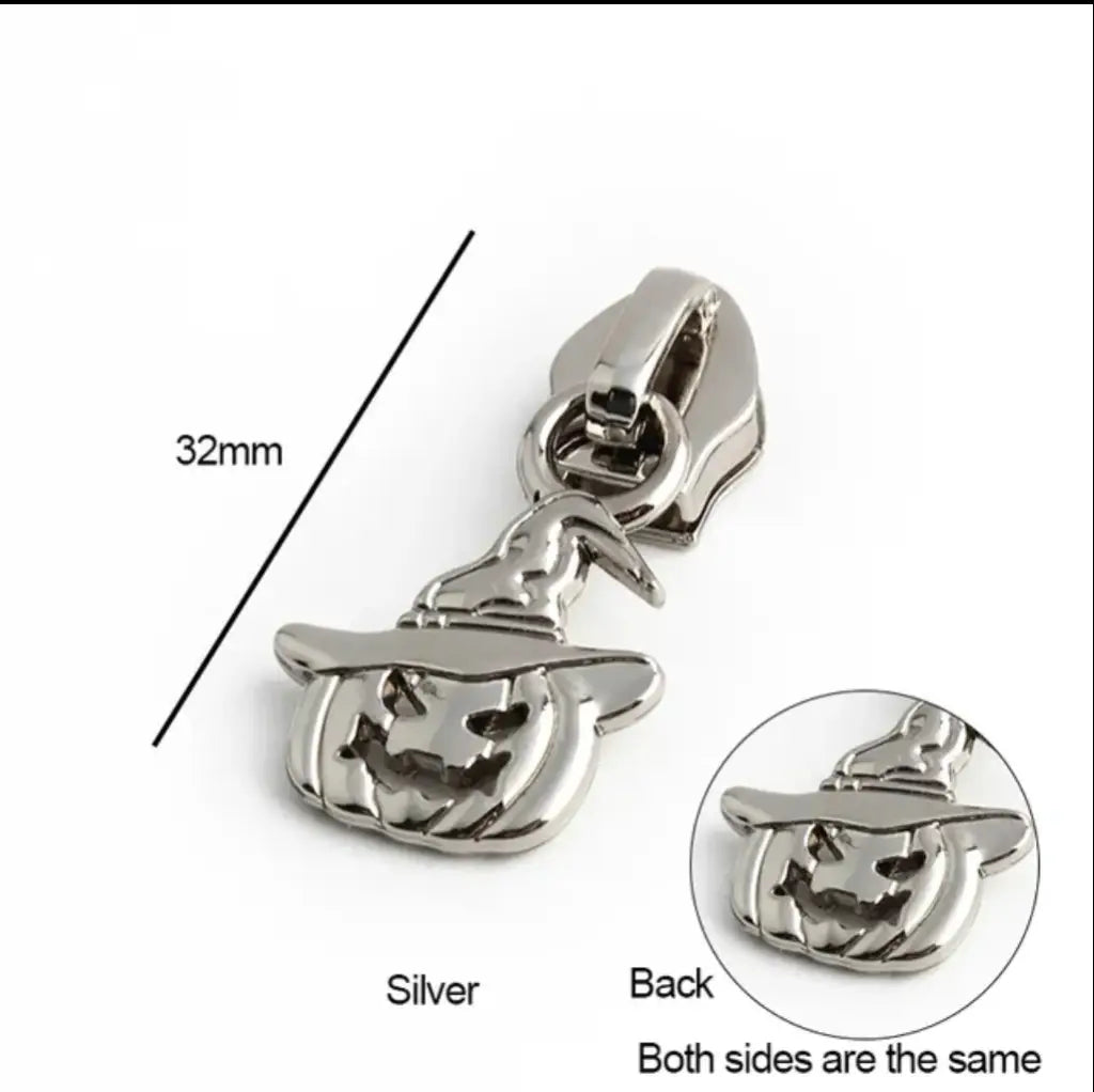 Zipper Mini Pumpkin Gold - Reißverschluss Schieber Gr.5