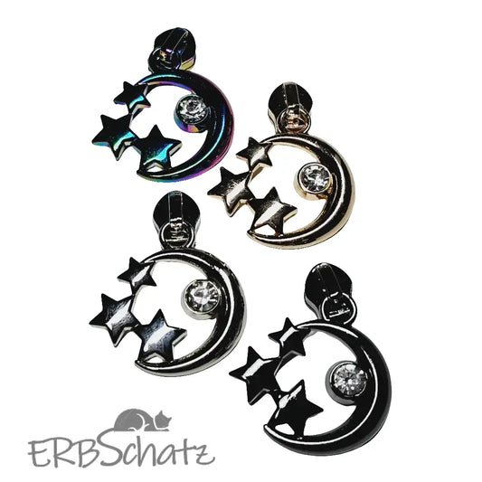 Zipper Mond Sterne