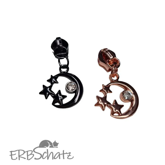 Zipper Mond Sterne (klein)