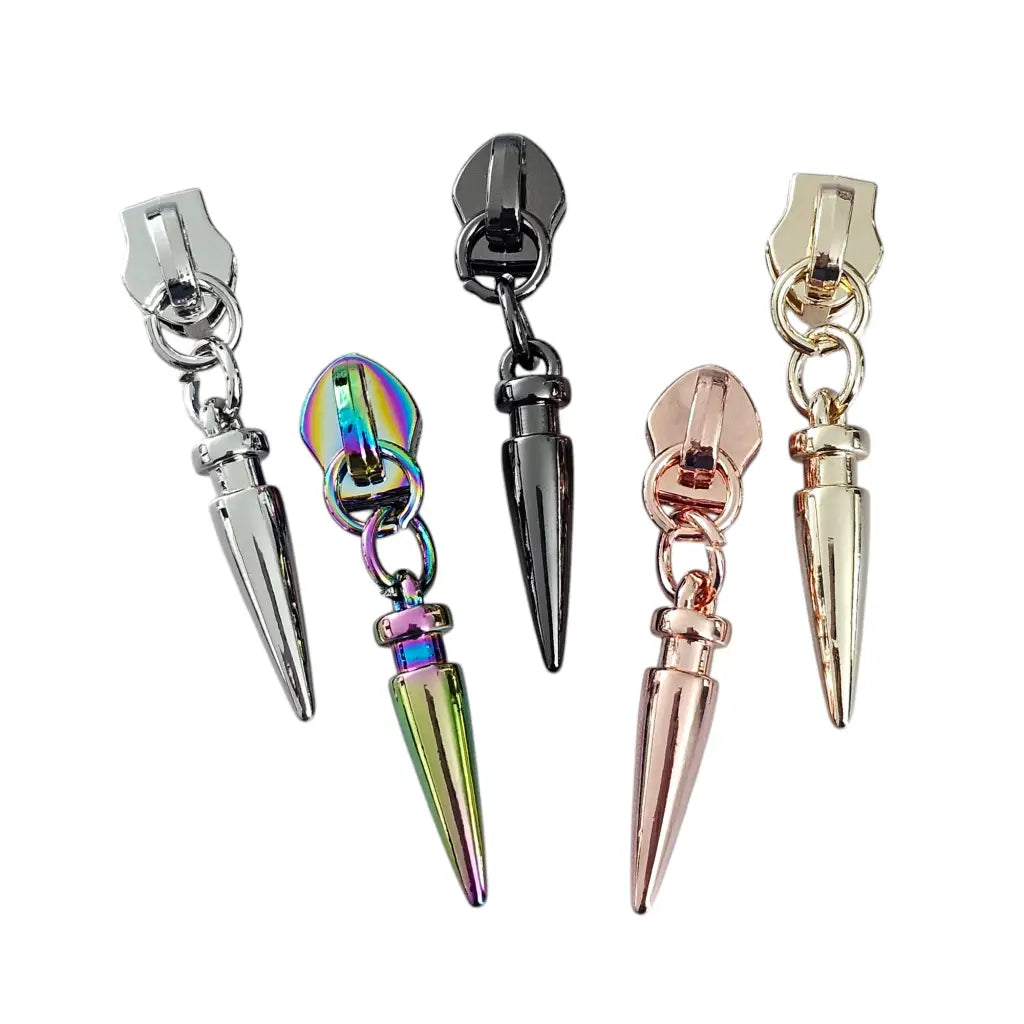 Zipper Pendel Rainbow - Reißverschluss Schieber Gr.5