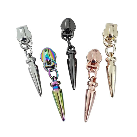 Zipper Pendel Rainbow - Reißverschluss Schieber Gr.5