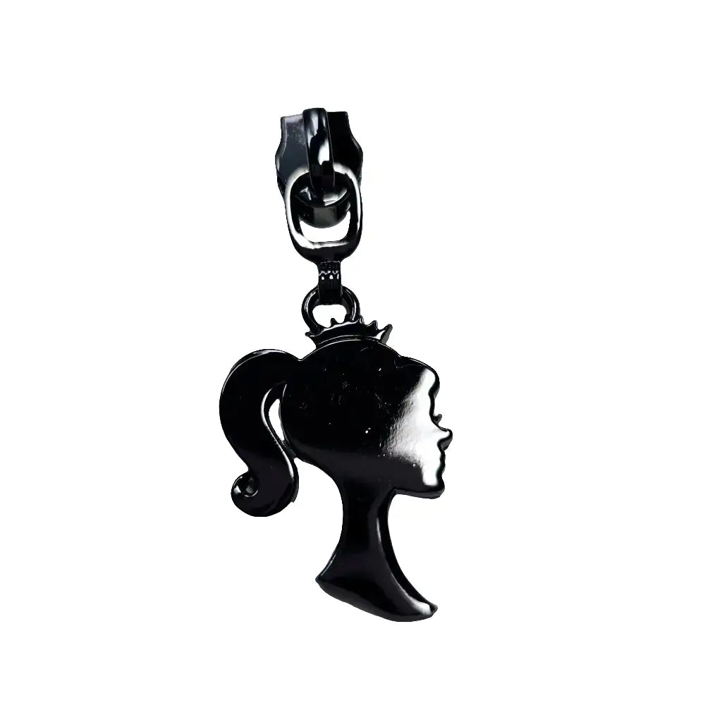 Zipper Princess Woman Gun Metal - Reißverschluss Schieber