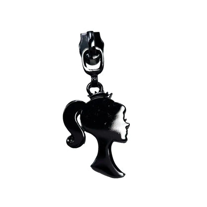Zipper Princess Woman Gun Metal - Reißverschluss Schieber