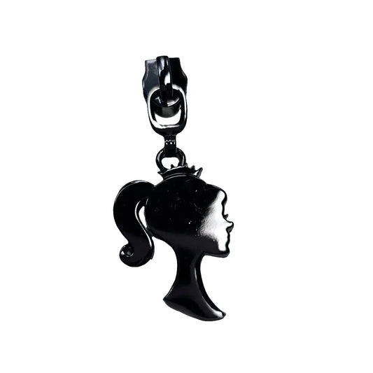 Zipper Princess Woman Gun Metal - Reißverschluss Schieber