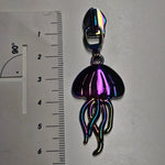 Zipper Qualle Rainbow - Reißverschluss Schieber Gr.5