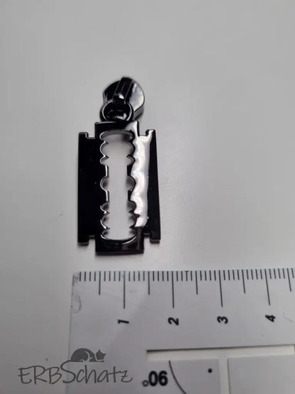 Zipper Rasierklinge Gold - Reißverschluss Schieber Gr.5