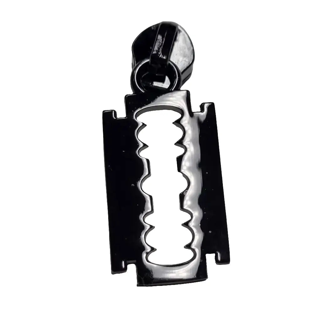 Zipper Rasierklinge Gold - Reißverschluss Schieber Gr.5