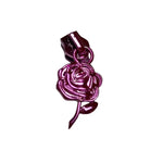 Zipper Rose bunt Blau - Reißverschluss Schieber Gr.5