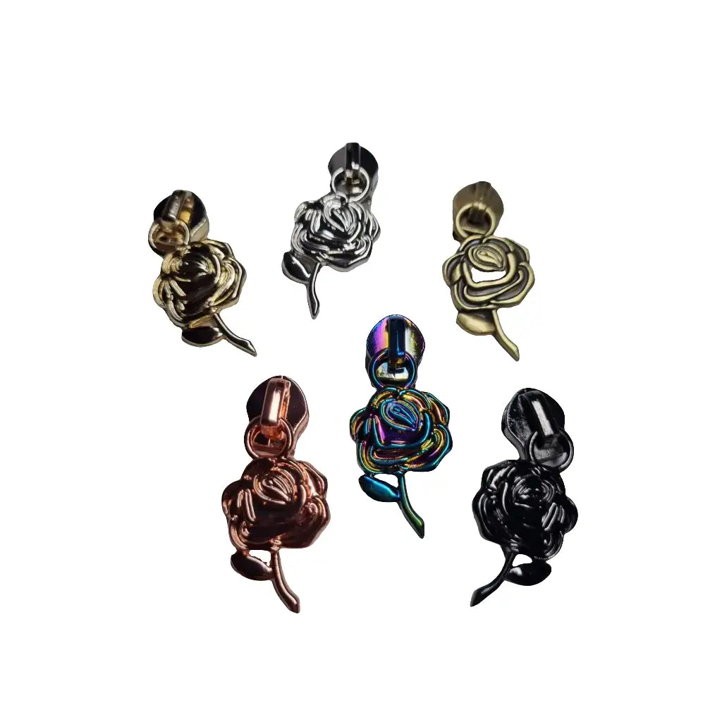Zipper Rose Gold - Reißverschluss Schieber Gr.5