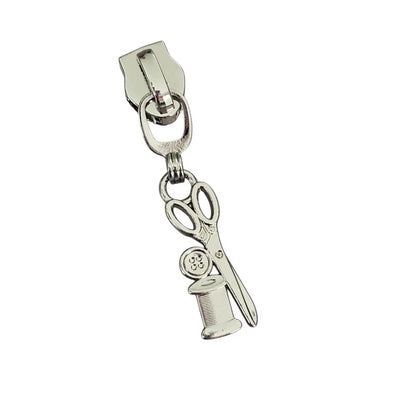 Zipper SchereGarn Rainbow - Reißverschluss Schieber Gr.5
