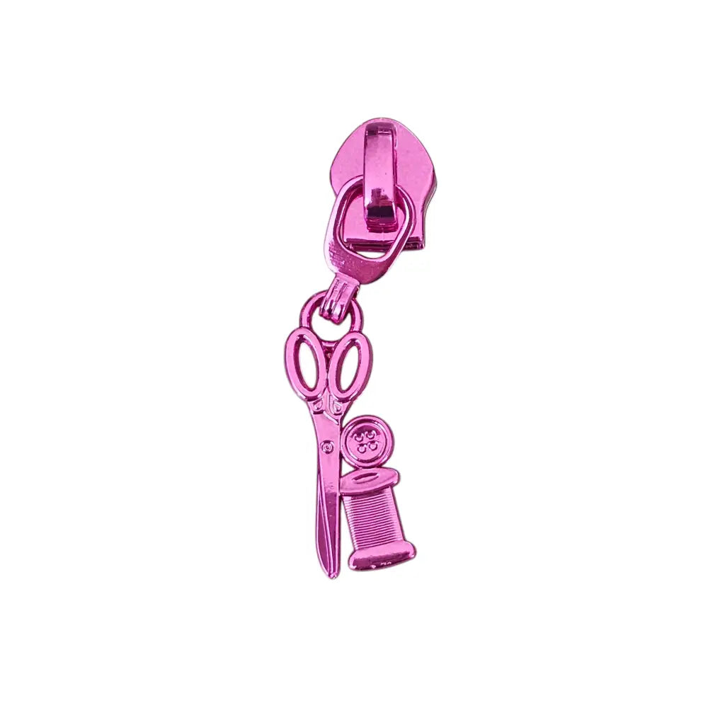 Zipper SchereGarn Rainbow - Reißverschluss Schieber Gr.5