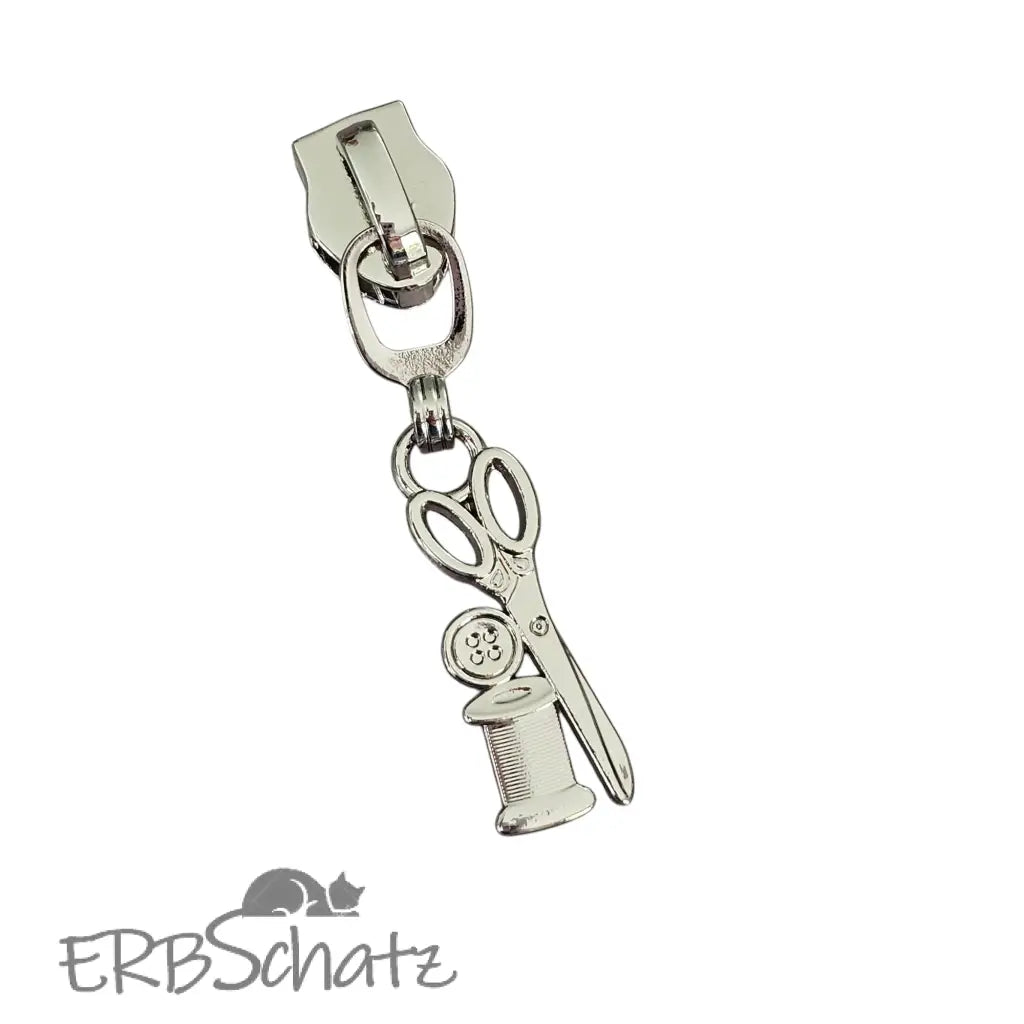 Zipper SchereGarn - Silber
