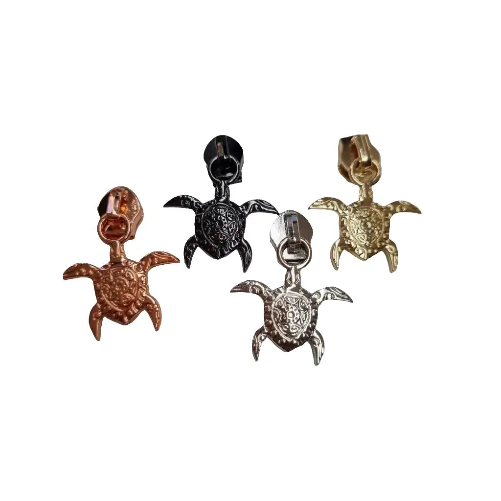 Zipper Schildkröte Roségold - Reißverschluss Schieber Gr.5