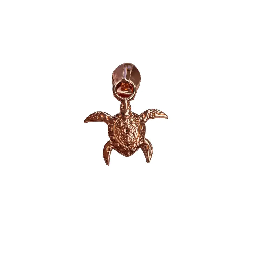 Zipper Schildkröte Roségold - Reißverschluss Schieber Gr.5