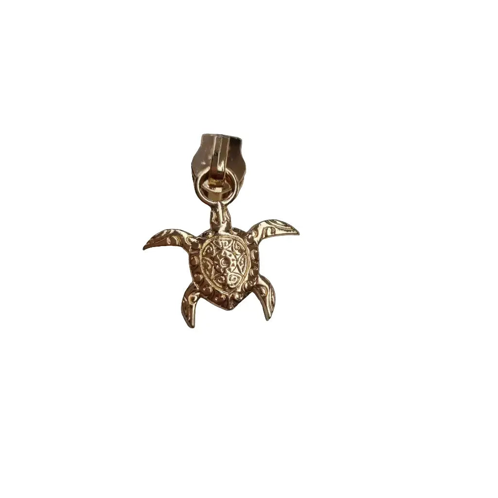 Zipper Schildkröte Roségold - Reißverschluss Schieber Gr.5