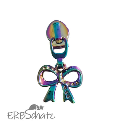 Zipper Schleife - Rainbow