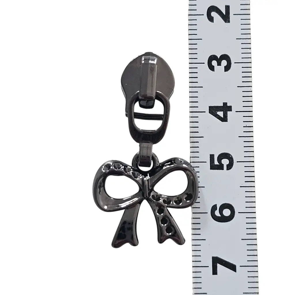 Zipper Schleife Rainbow - Reißverschluss Schieber Gr.5