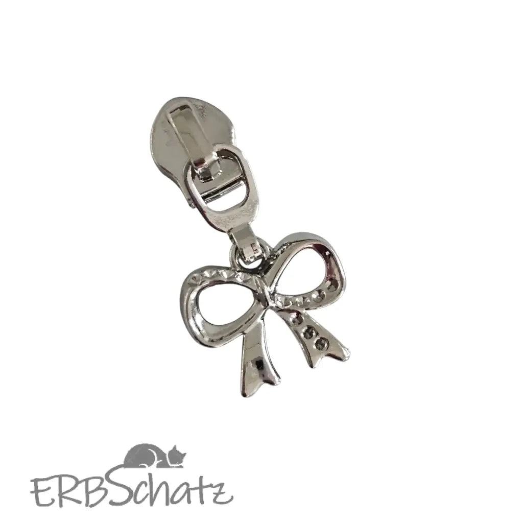 Zipper Schleife - Silber
