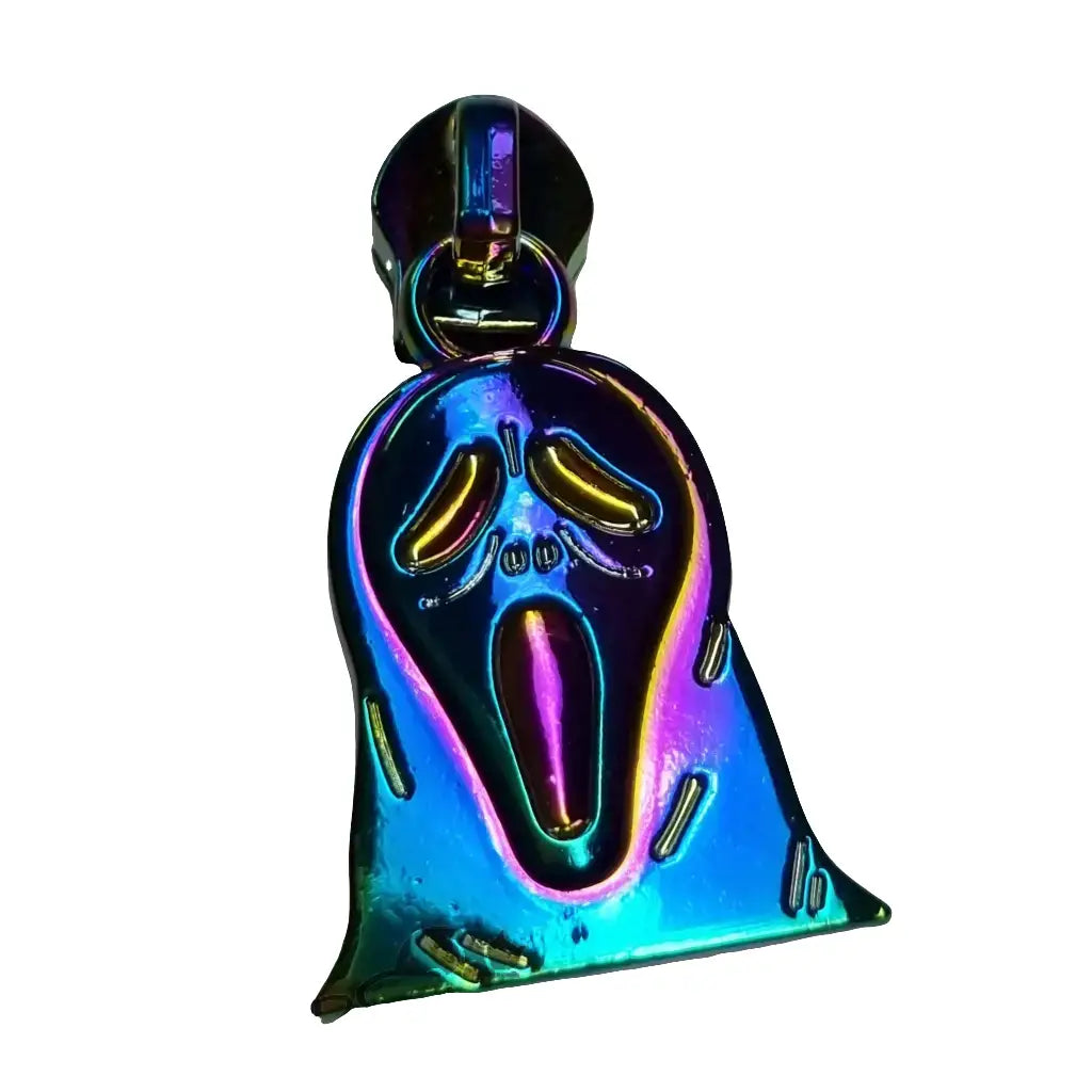 Zipper Schrei Regenbogen - Reißverschluss Schieber Gr.5