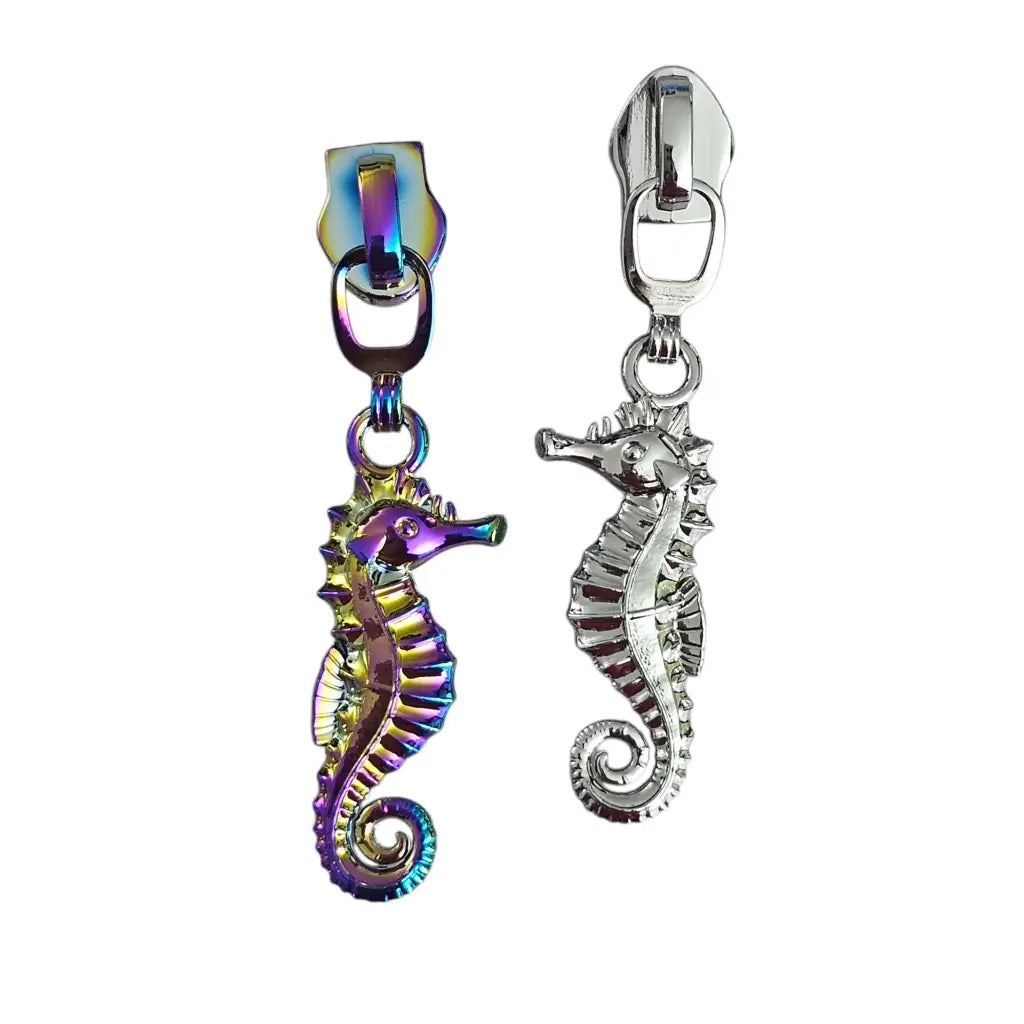 Zipper Seepferdchen Rainbow - Reißverschluss Schieber Gr.5