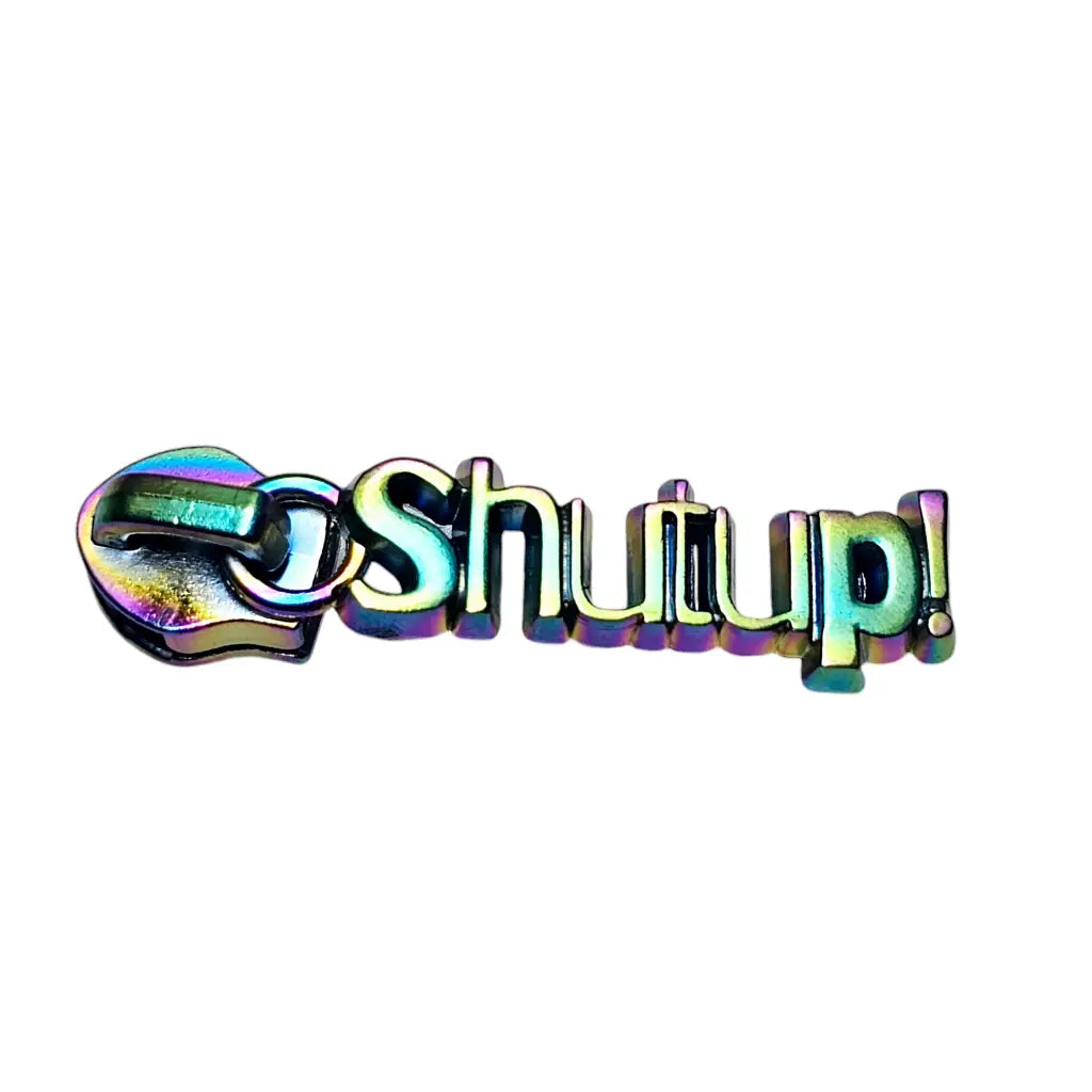 Zipper ’ShutUp’ Rainbow - Reißverschluss Schieber Gr.5