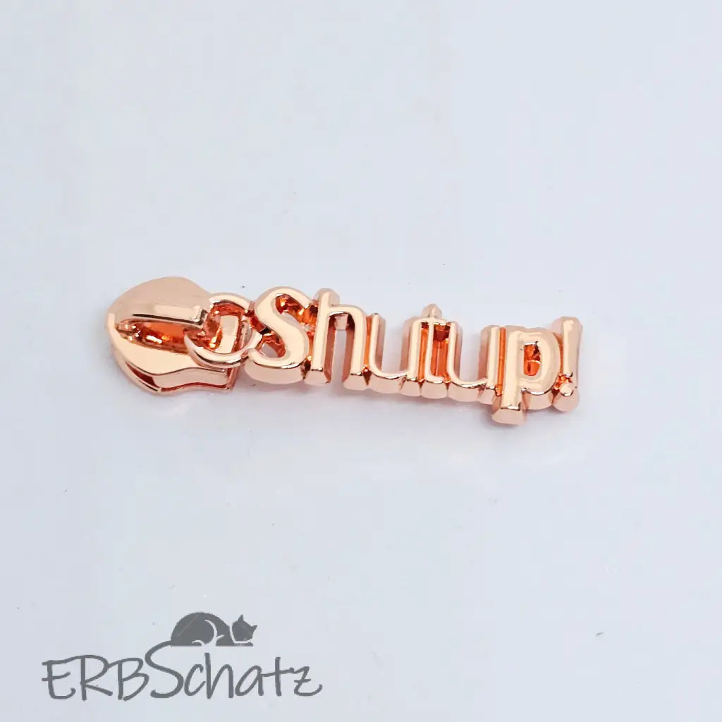 Zipper ’ShutUp’ - Rosegold